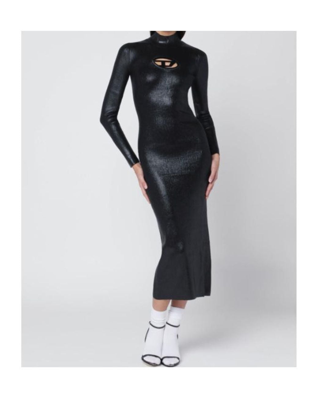 DIESEL Black M-Zary-B High Neck Dress