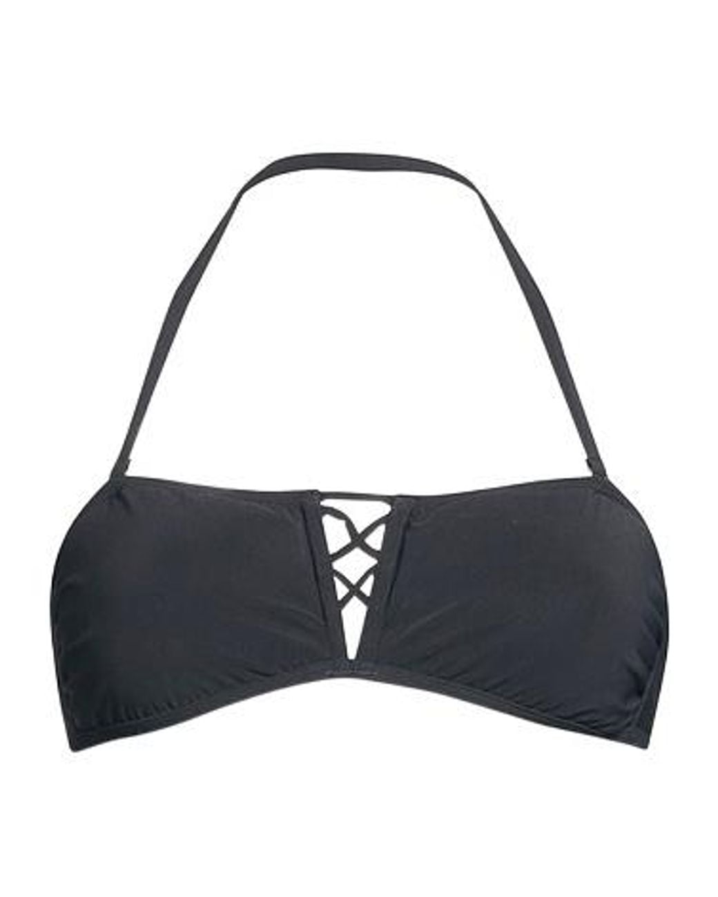 Tory Burch Black Minimalist Tie Bikini