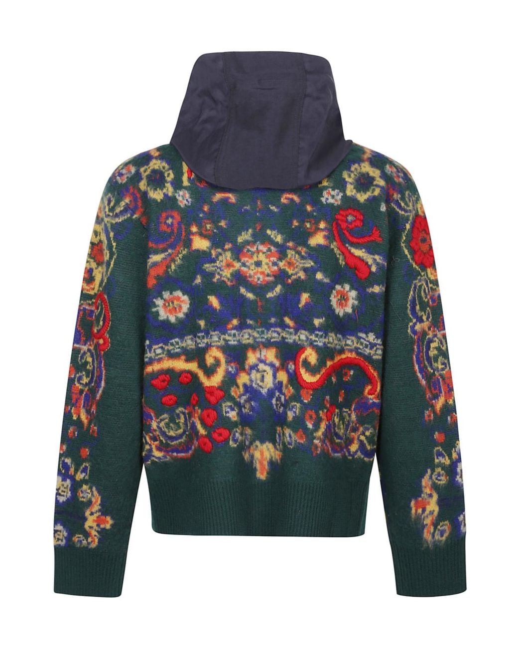 Sacai Blue Patchwork Jacket for men