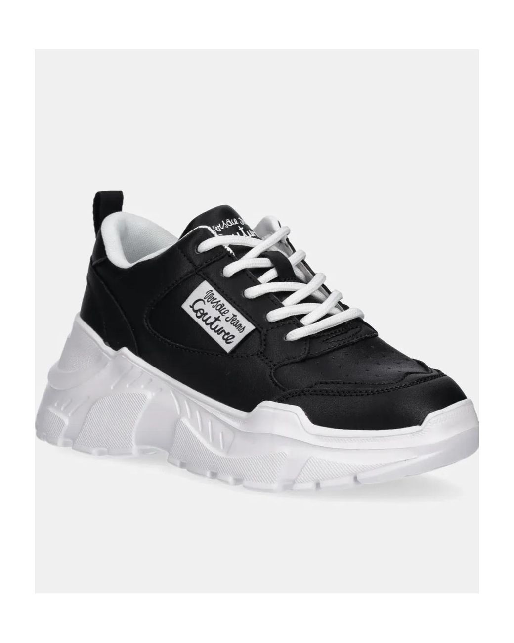 Versace Jeans Black Couture Chunky Logo Sneakers