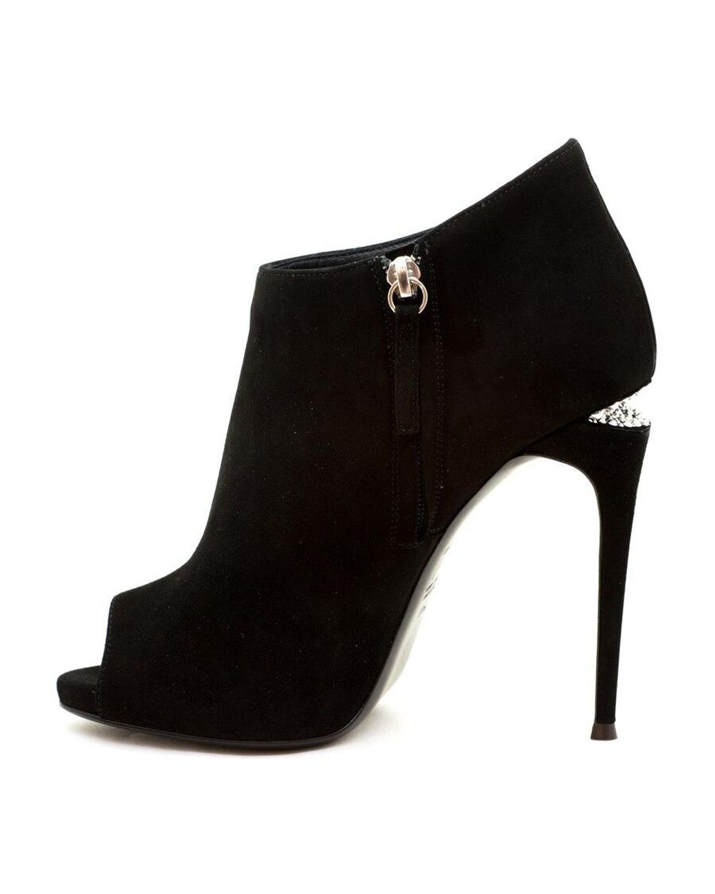 Giuseppe Zanotti Black Side Zipper Boots