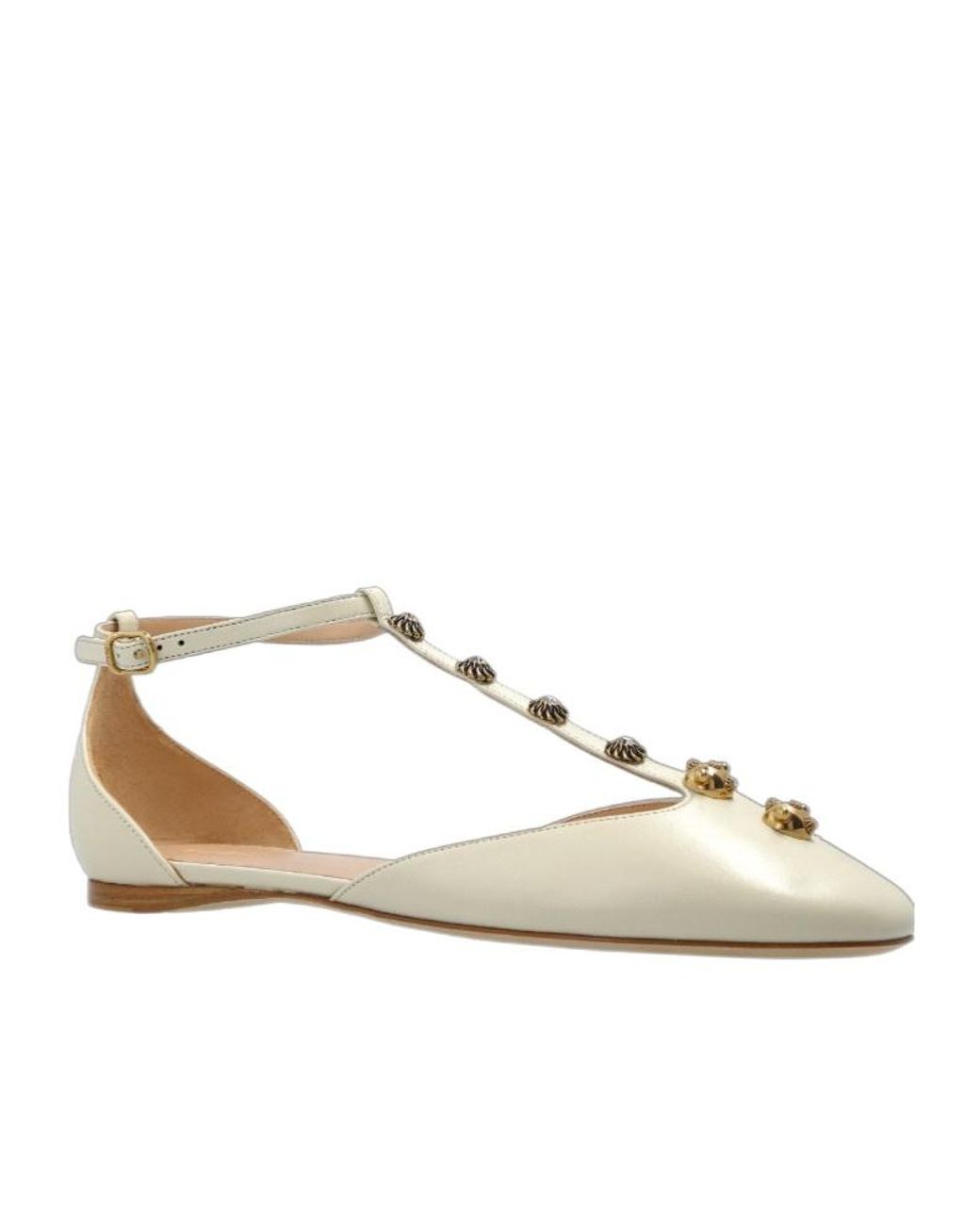 Chloé Metallic Chloé Celeste Ballet Flats