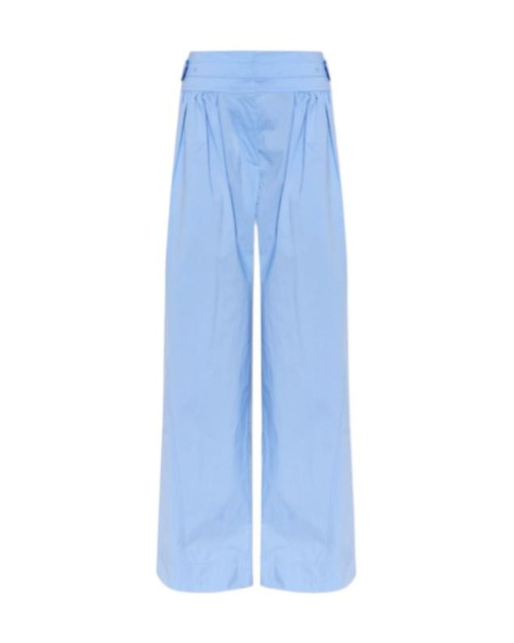 IRO Blue Wide-Waisted Casual Pants