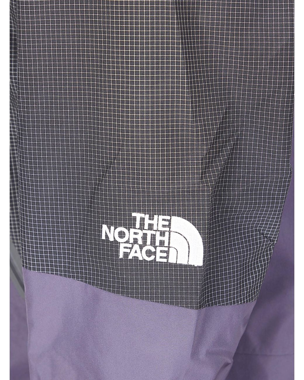 The North Face Purple Panelled Hooded Jacket for men