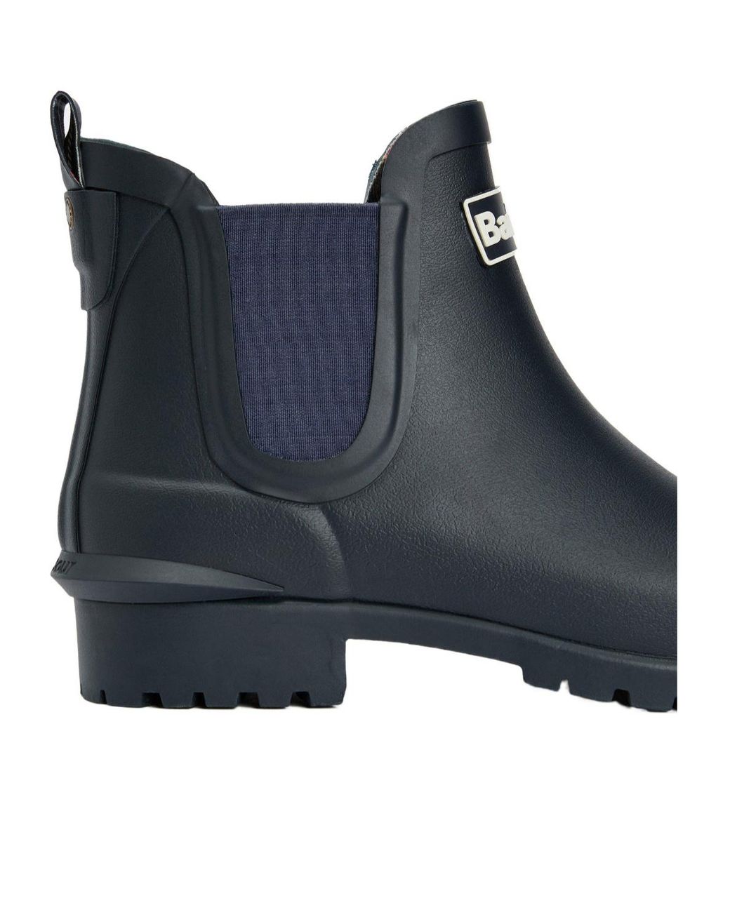 Barbour Blue Wilton Chelsea Wellington Boots