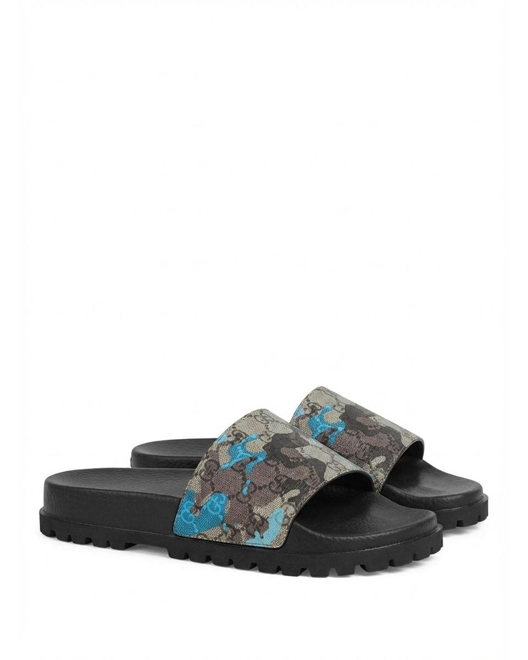 Gucci Lug-Sole Slide Sandal for Men | Lyst display picture 2