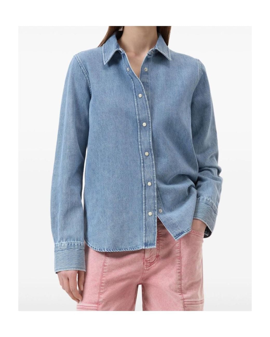 Closed Blue Buttoned Classic Shirt