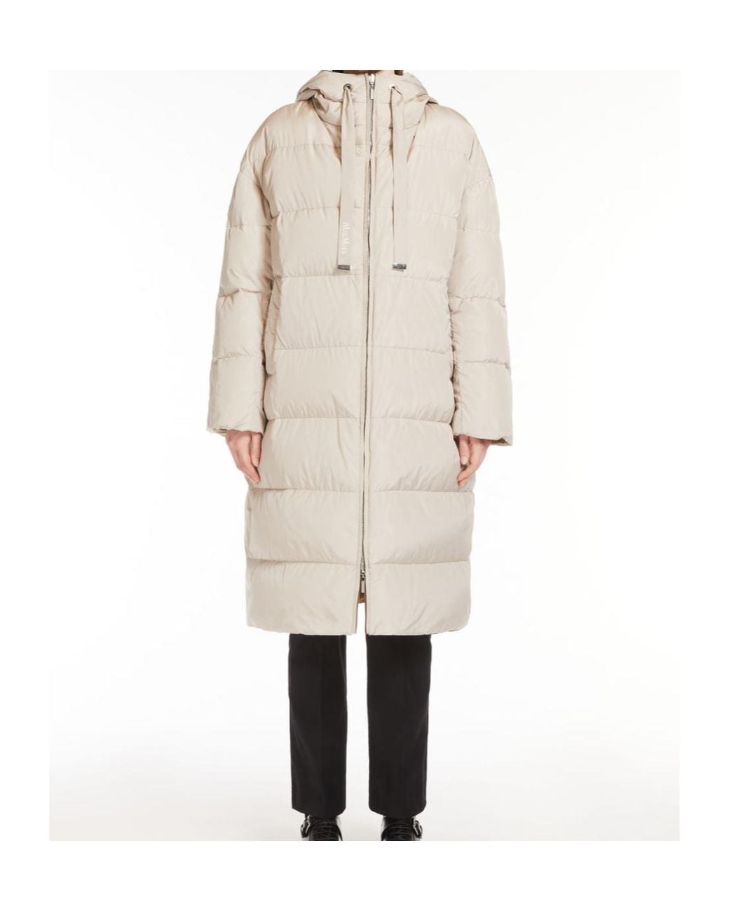 Max Mara Natural Long Double-Sided Down Jacket