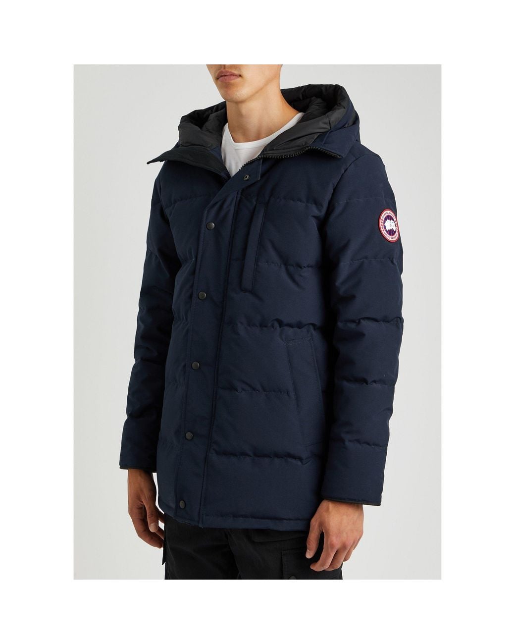 Canada Goose Blue Minimal Windproof Puffer Jacket for men
