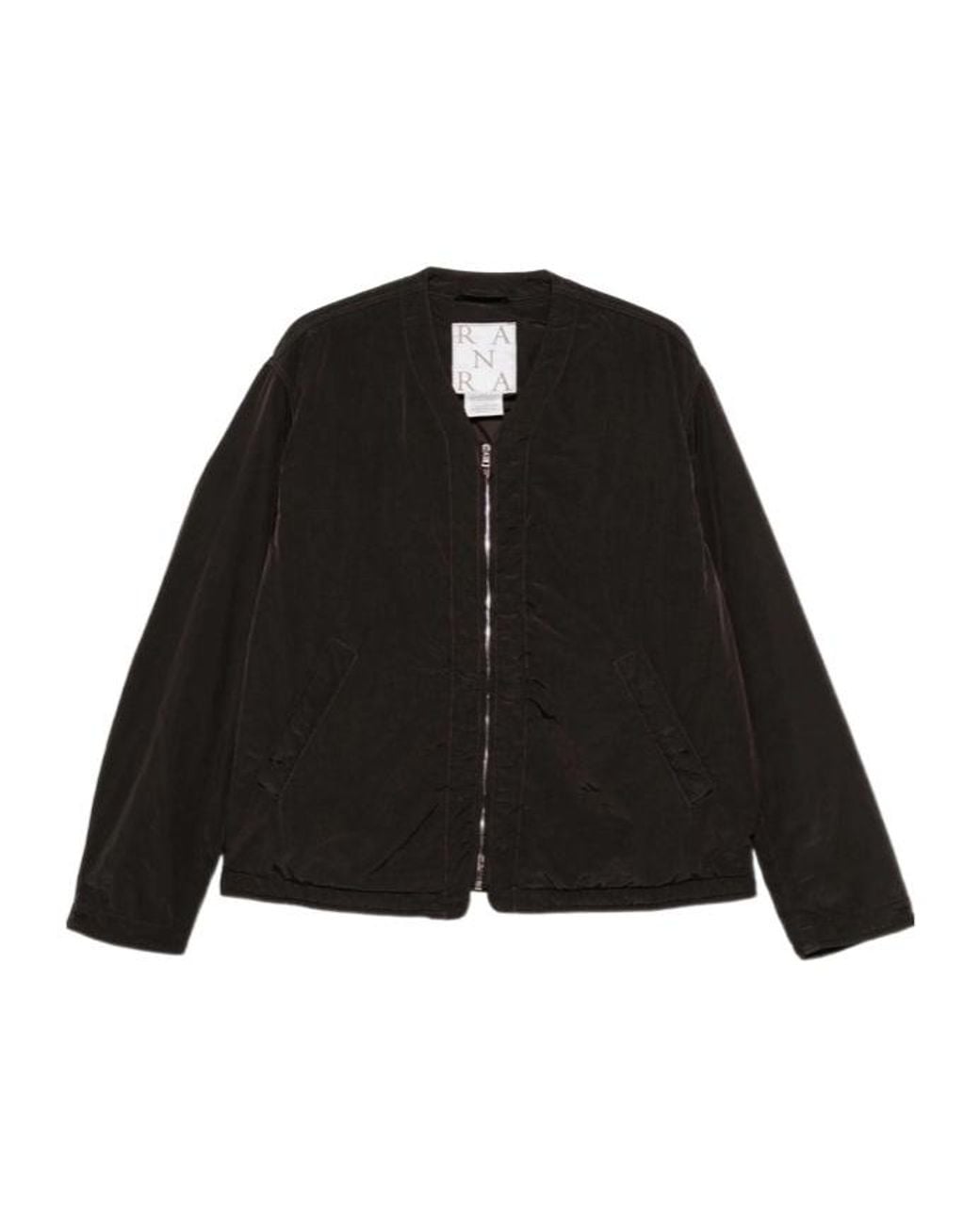 RANRA Black Long-Sleeve Casual Jacket for men