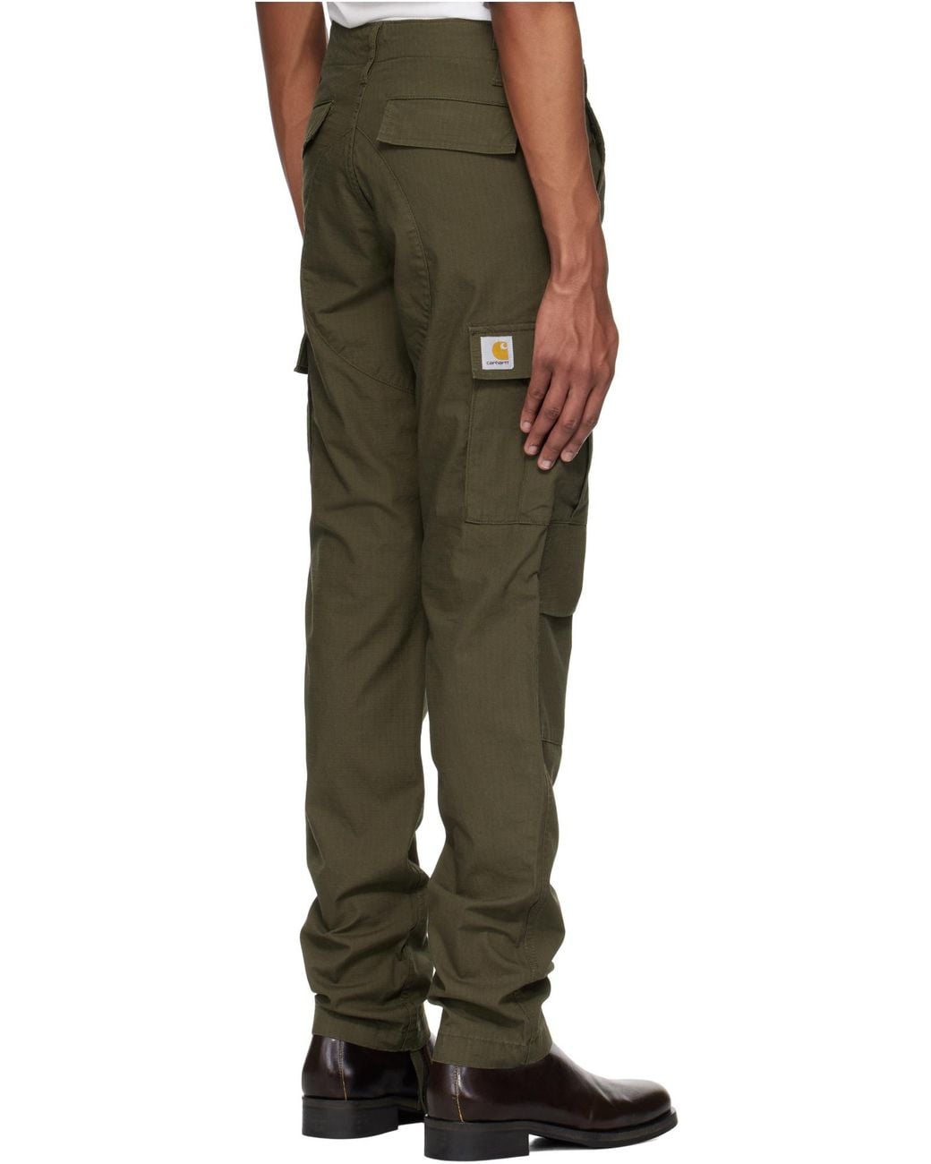 Carhartt Green Wip Aviation Ripstop Cargo Pants for men