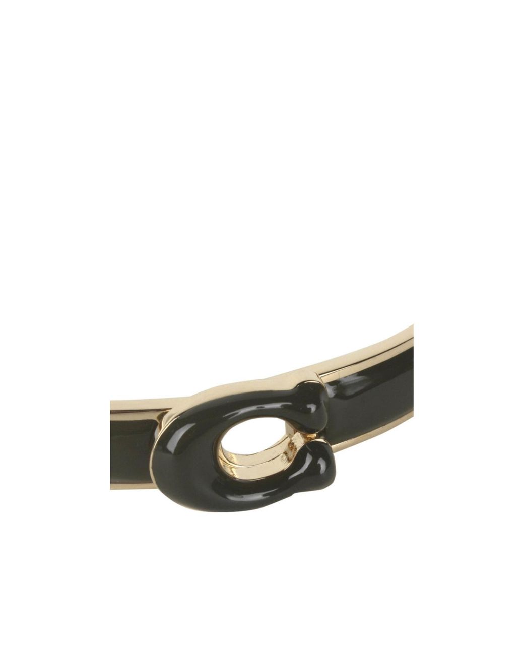 COACH White Logo Bracelet