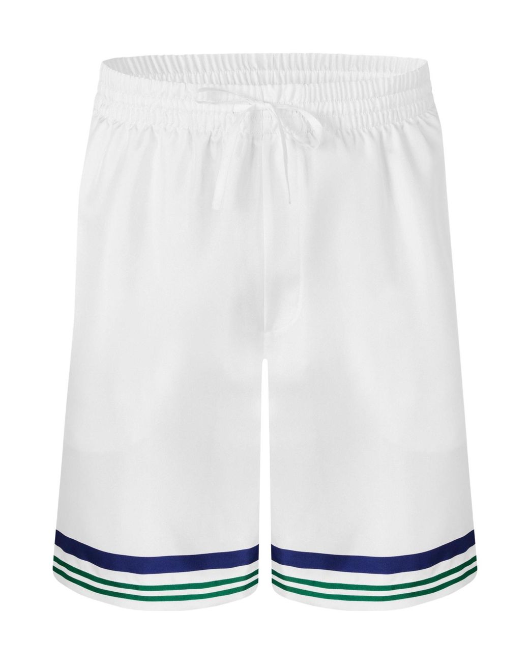 Casablanca White Striped Detail Shorts for men