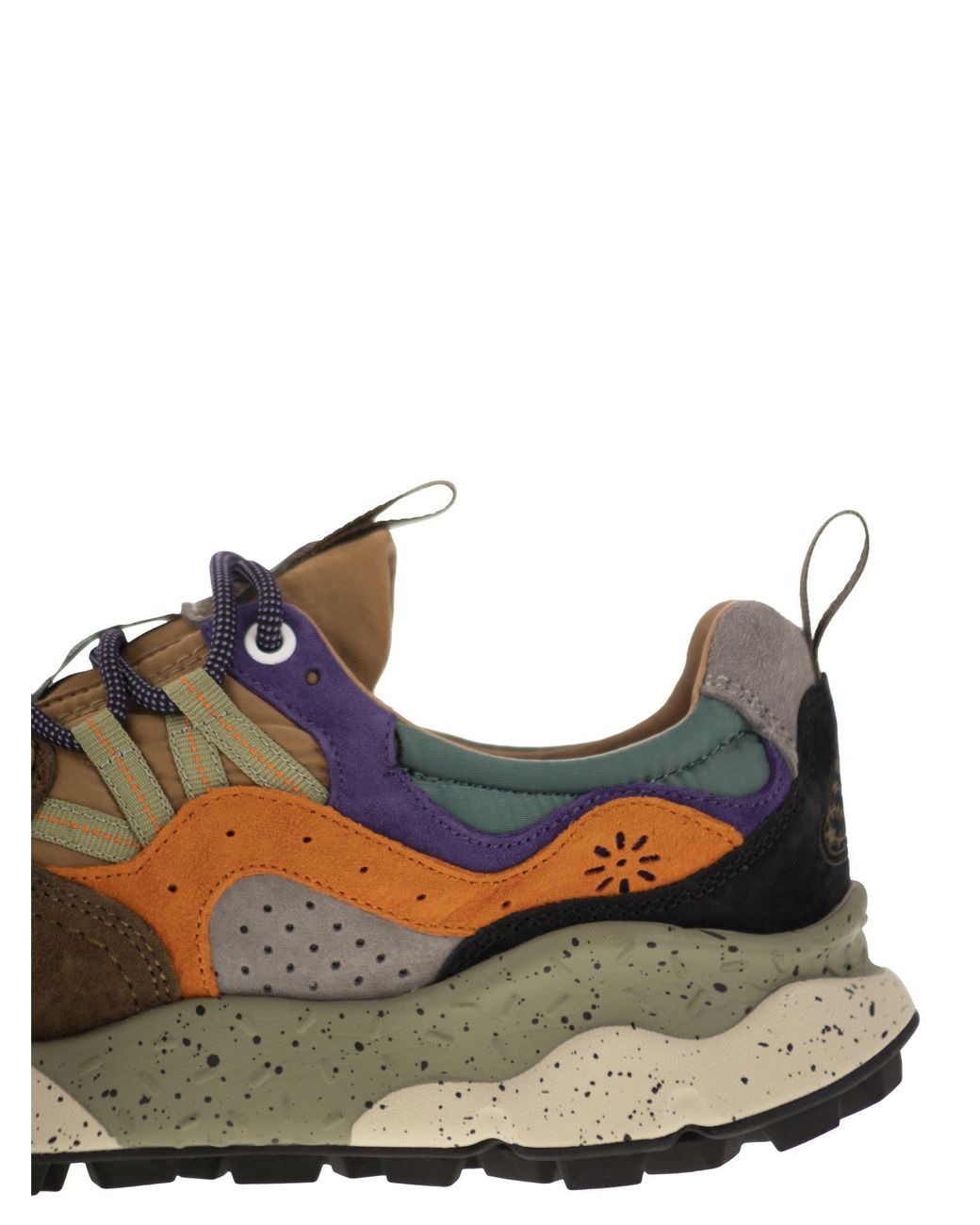 Flower Mountain Brown Yamano 3 Lace-Up Sneakers for men