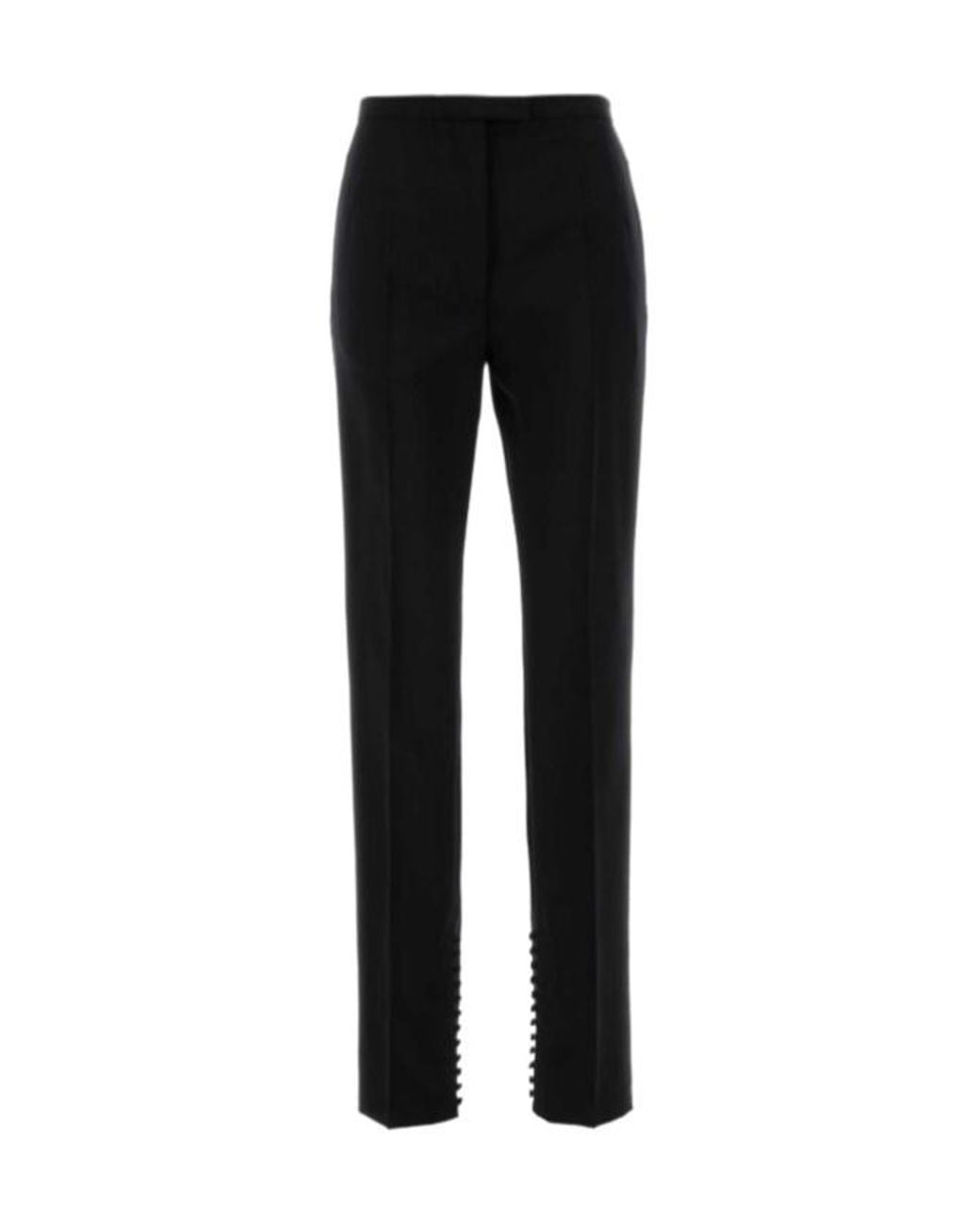 Dries Van Noten Black Fitted Pants