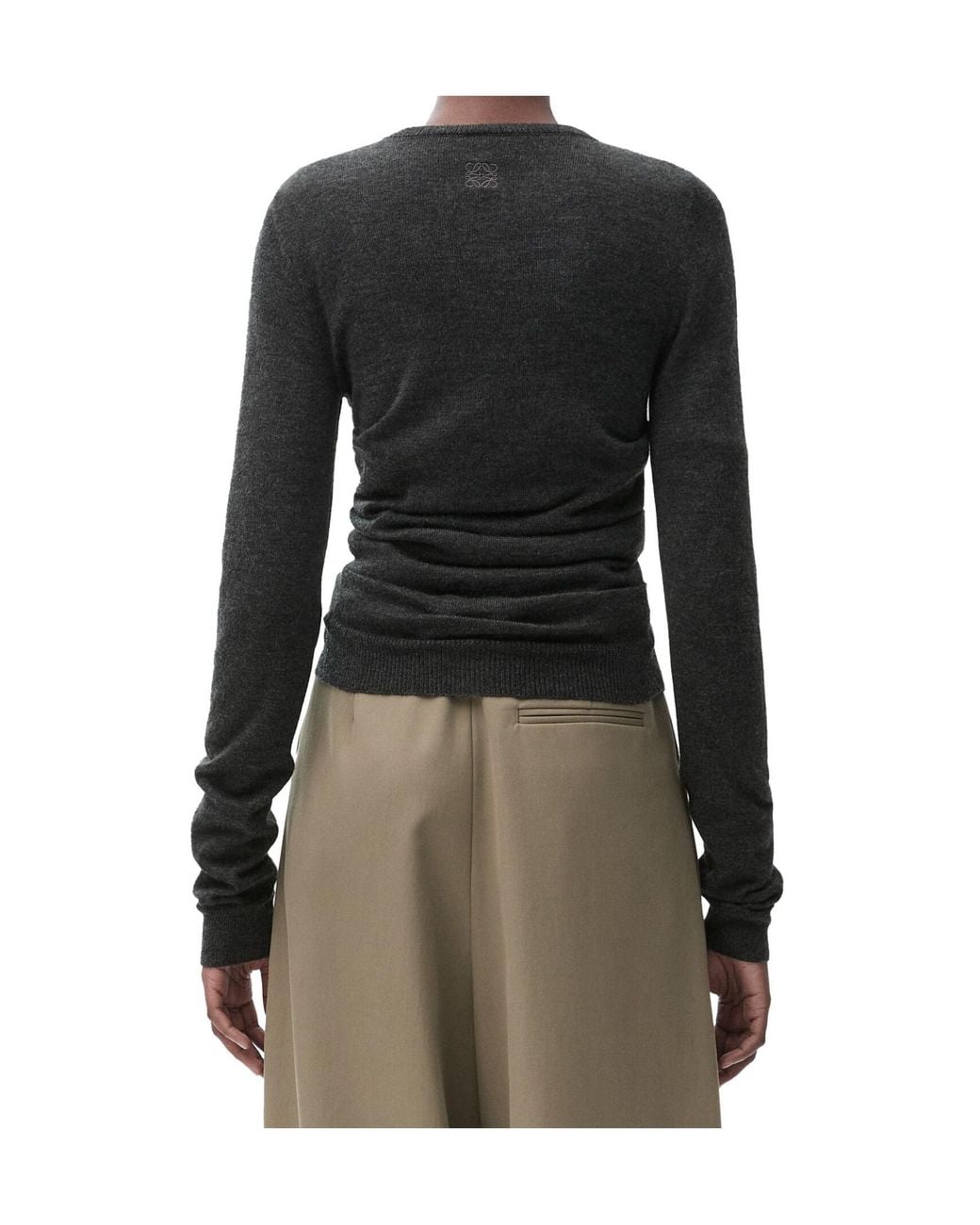 Loewe Black Draped Cardigan