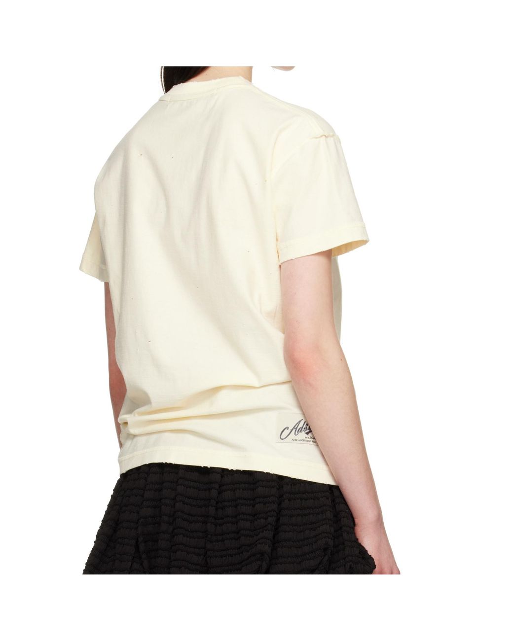 【関税込み】Andersson Bell オフホワイト 'Love' Tシャツ 関税込み】Andersson Bell オフホワイト 'Love' Tシャツ