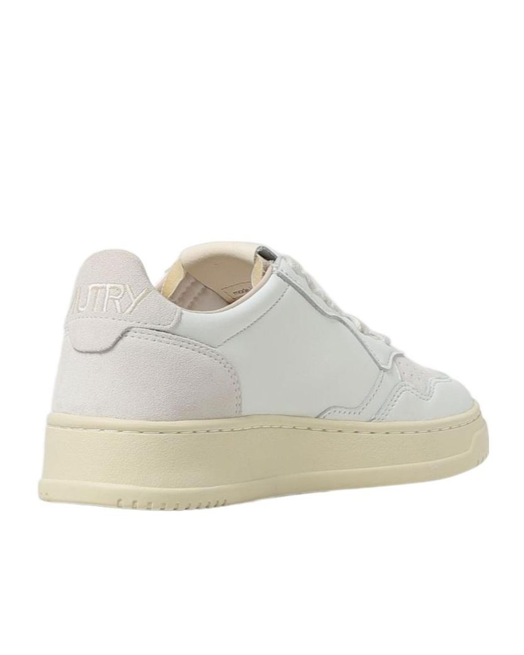 Autry White Medalist Low-Top Sneakers