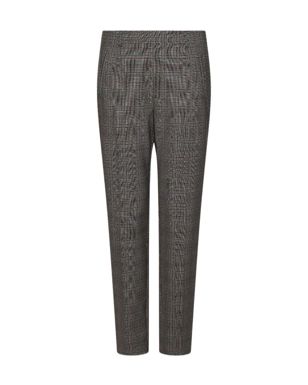 Marella Gray Slim Stretch Trousers