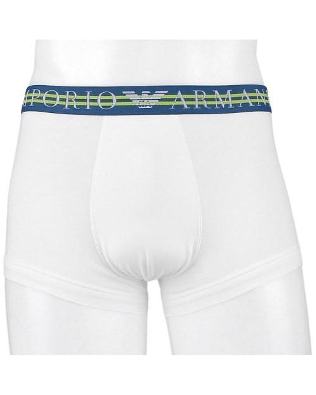 Emporio Armani Black Logo-Embroidered Three-Pack Boxers for men