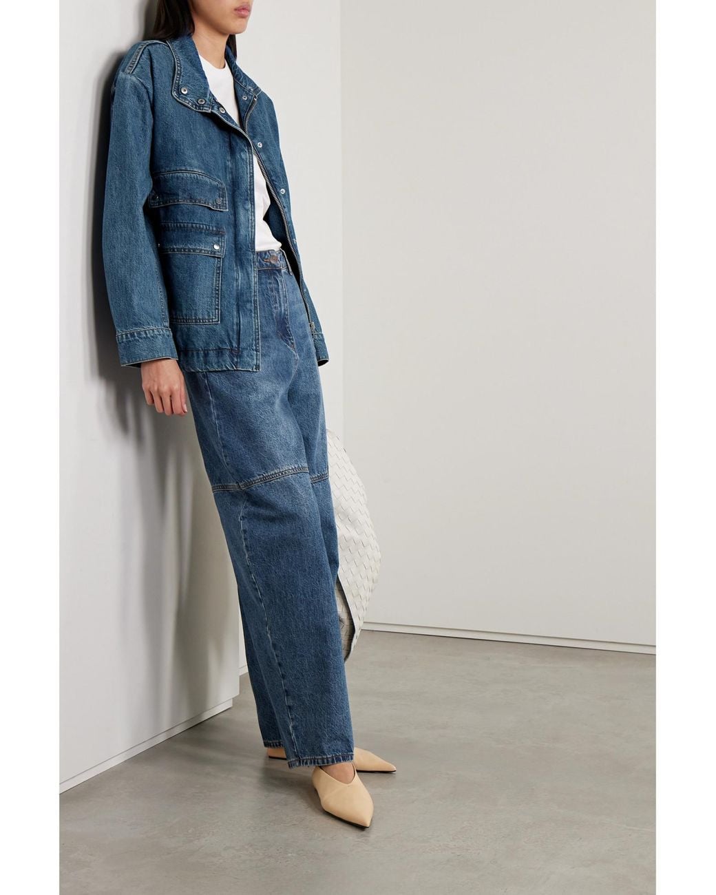 Co. Blue Loose-Fitting Denim Jacket