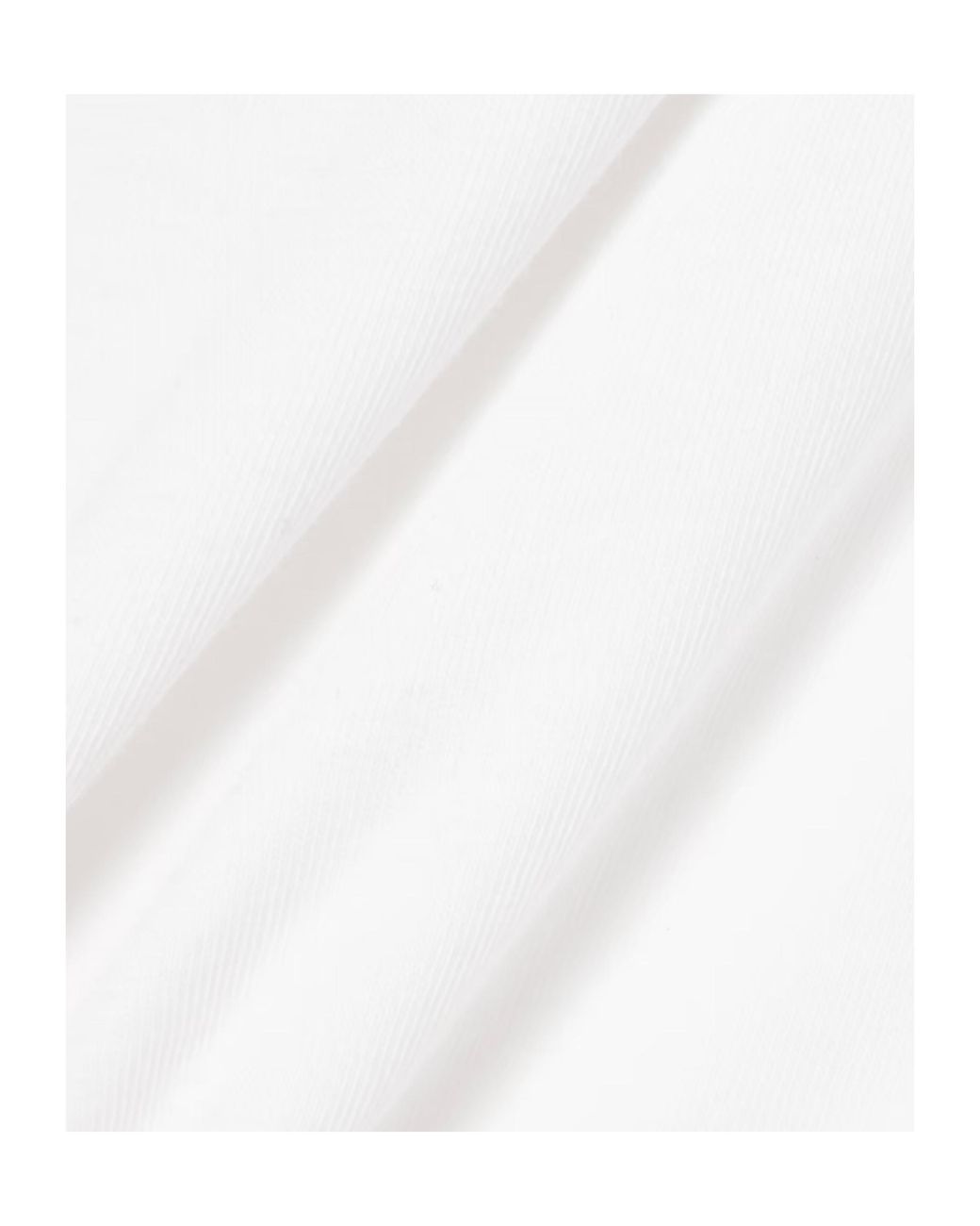 Agolde White Beth Draped T-Shirt