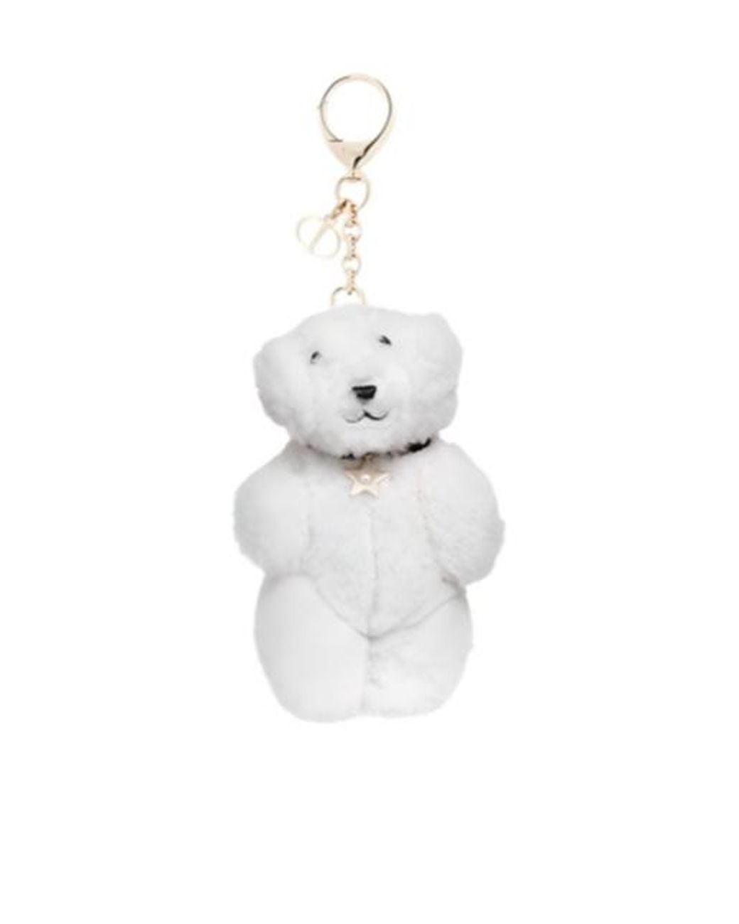 Dior White Bear Bag Accessory