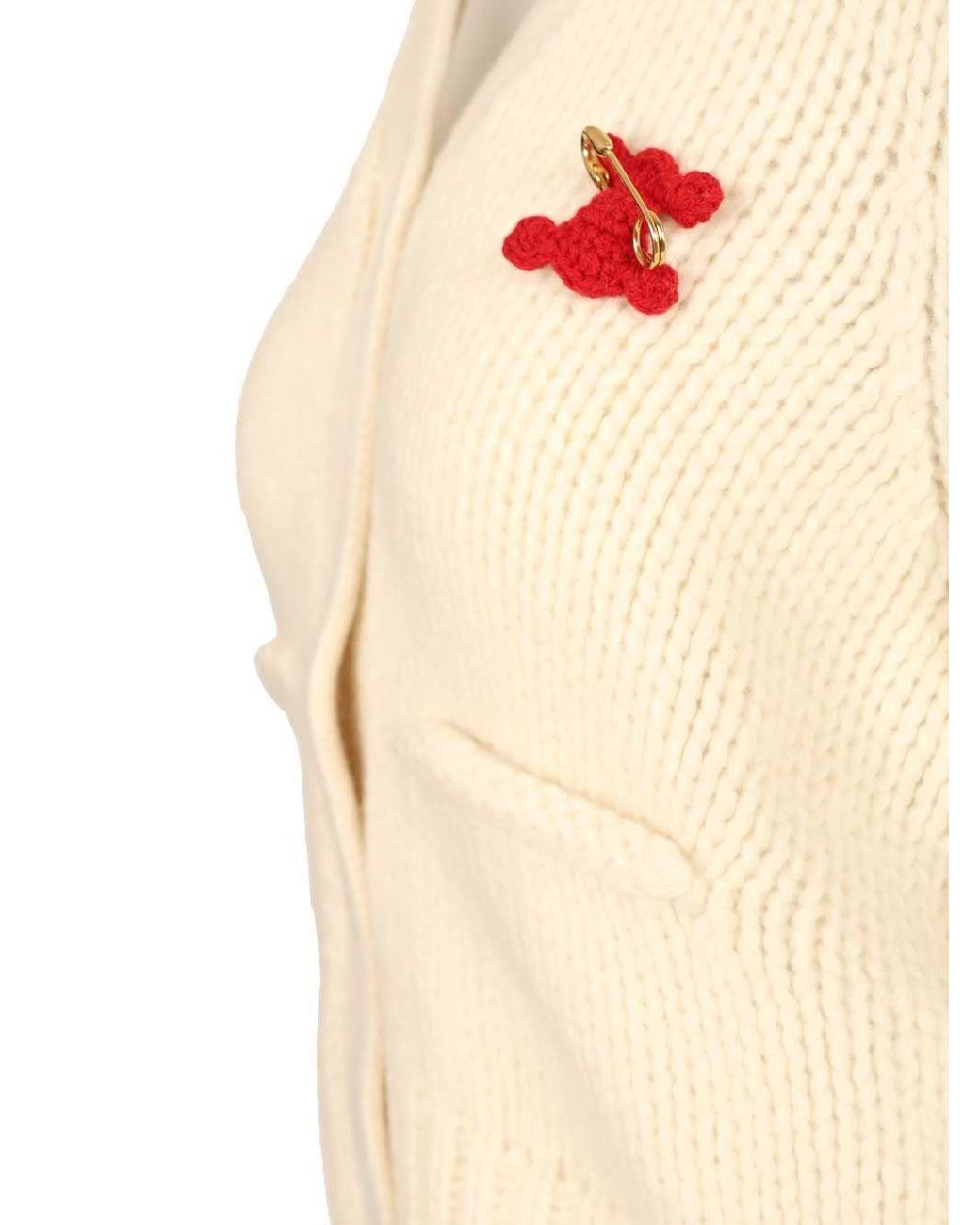 Céline White Cardigan
