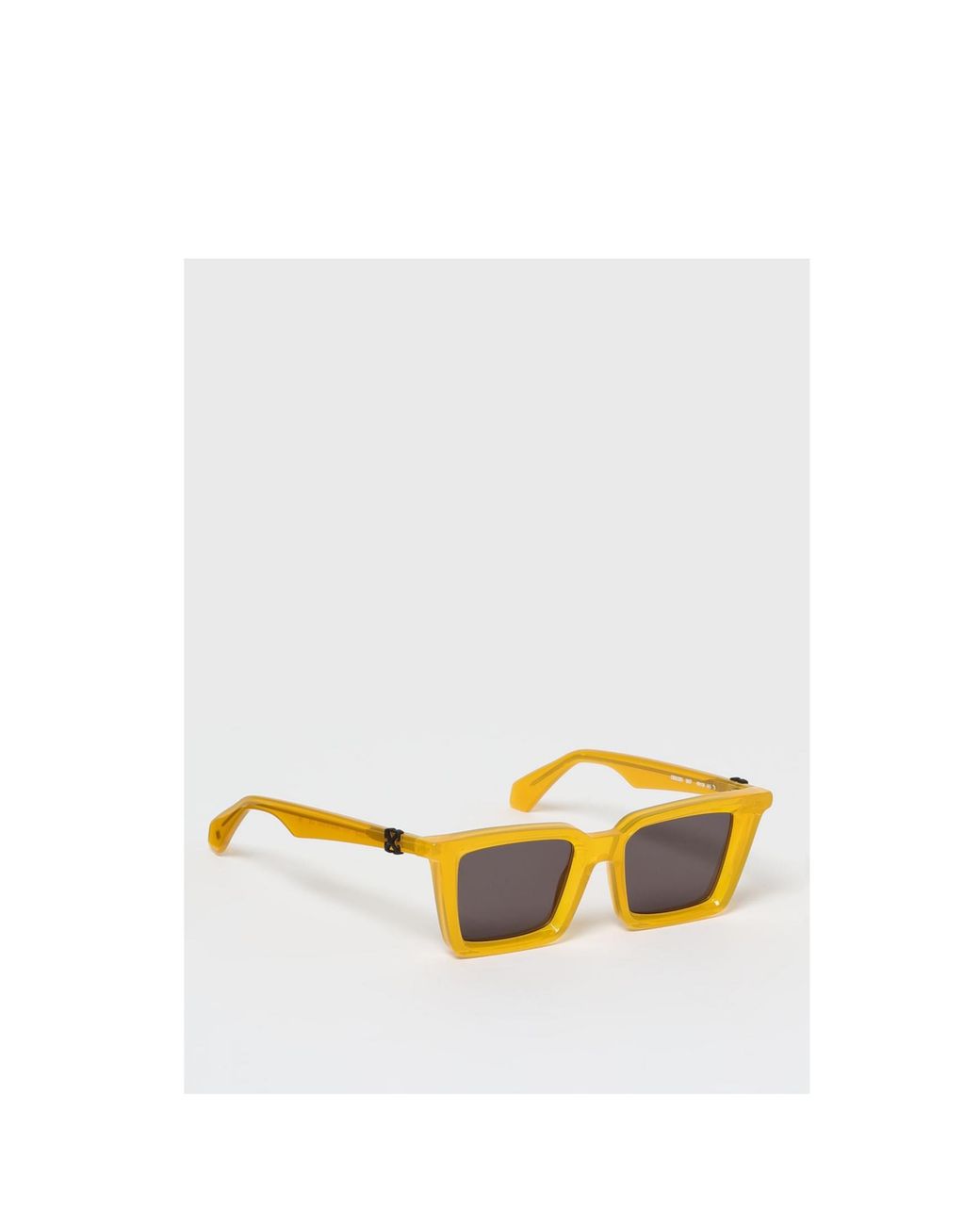 Off-White c/o Virgil Abloh Yellow Full Frame Sunglasses for men