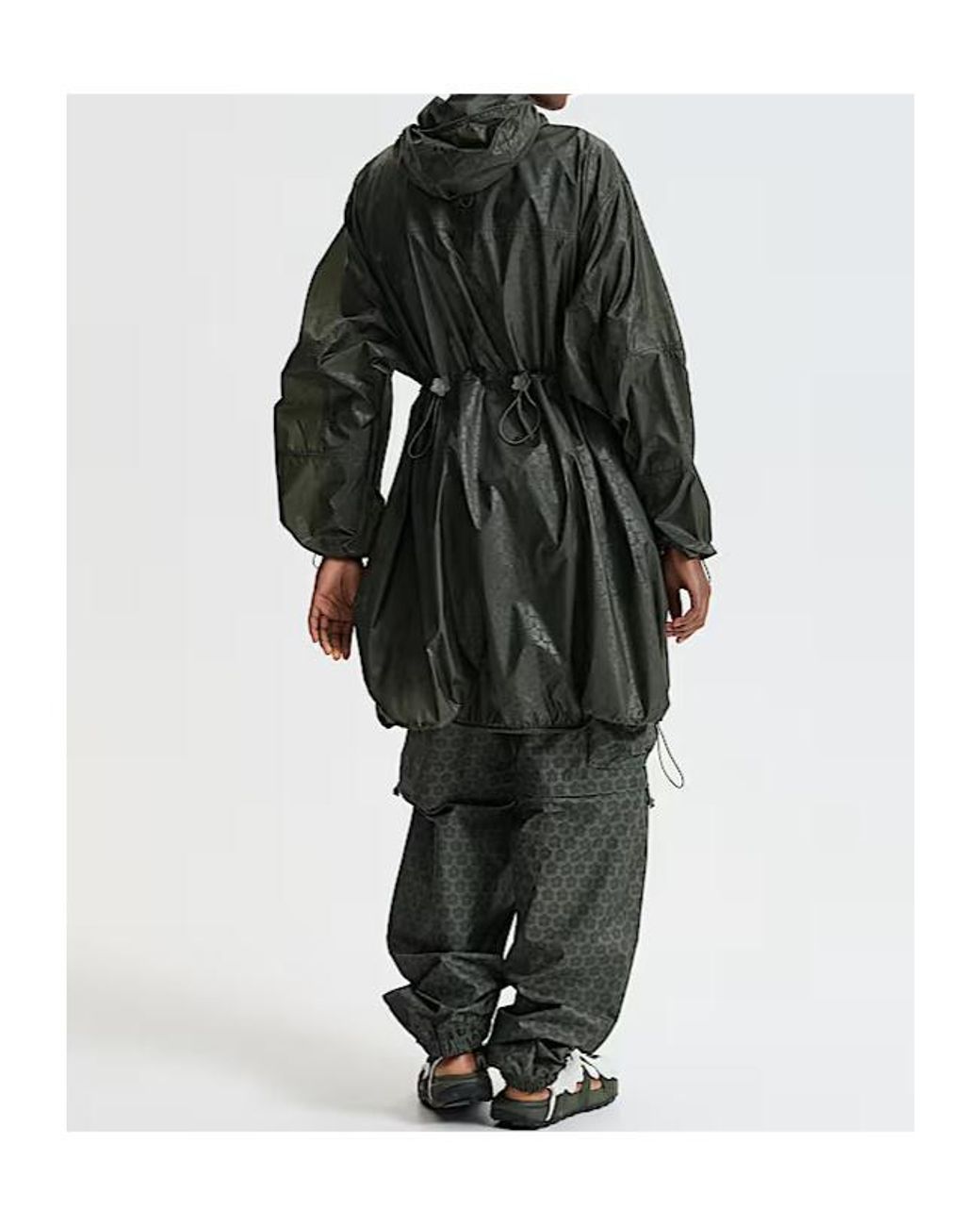 The North Face Gray X Cecilie Bahnsen Emma Long Wind Jacket