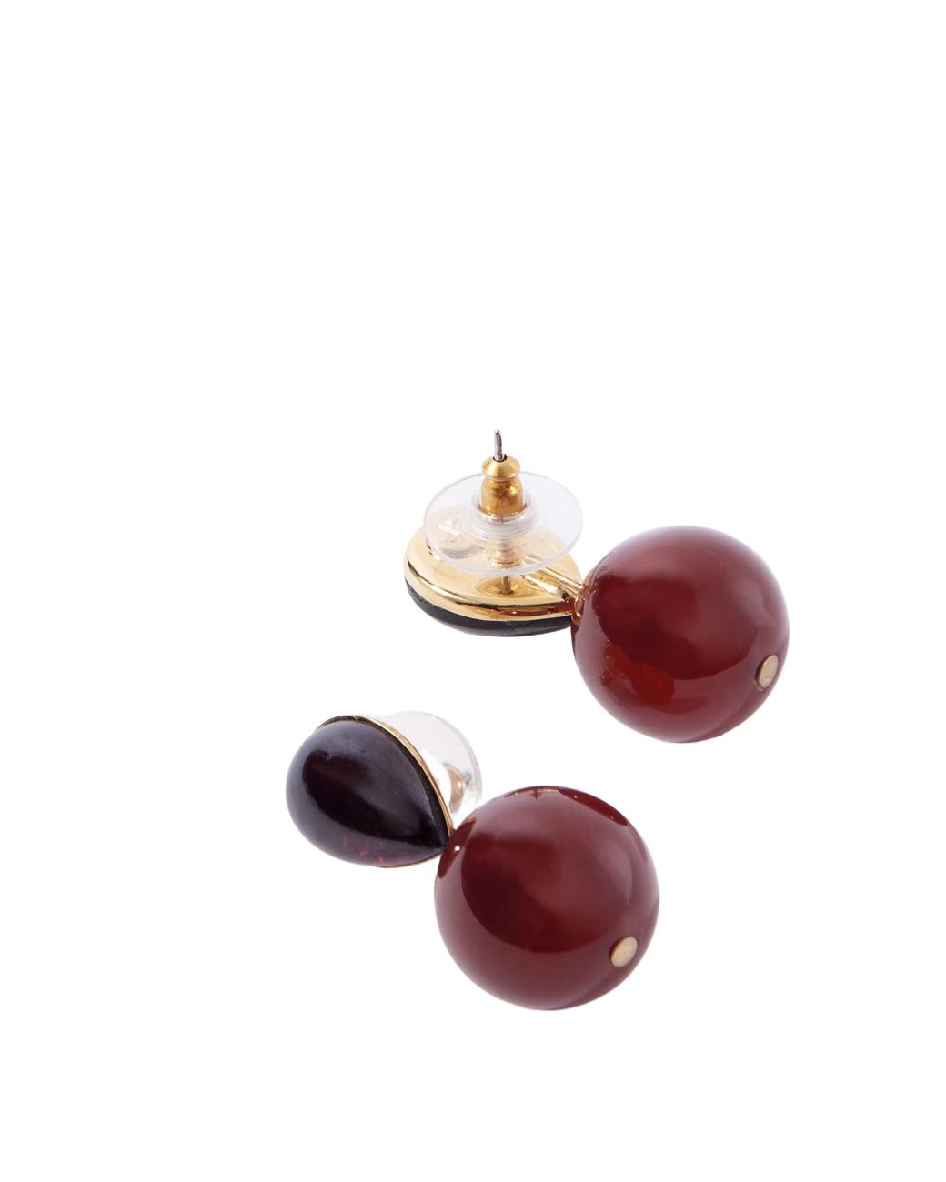Jennifer Behr Purple Minimalist Stud Earrings
