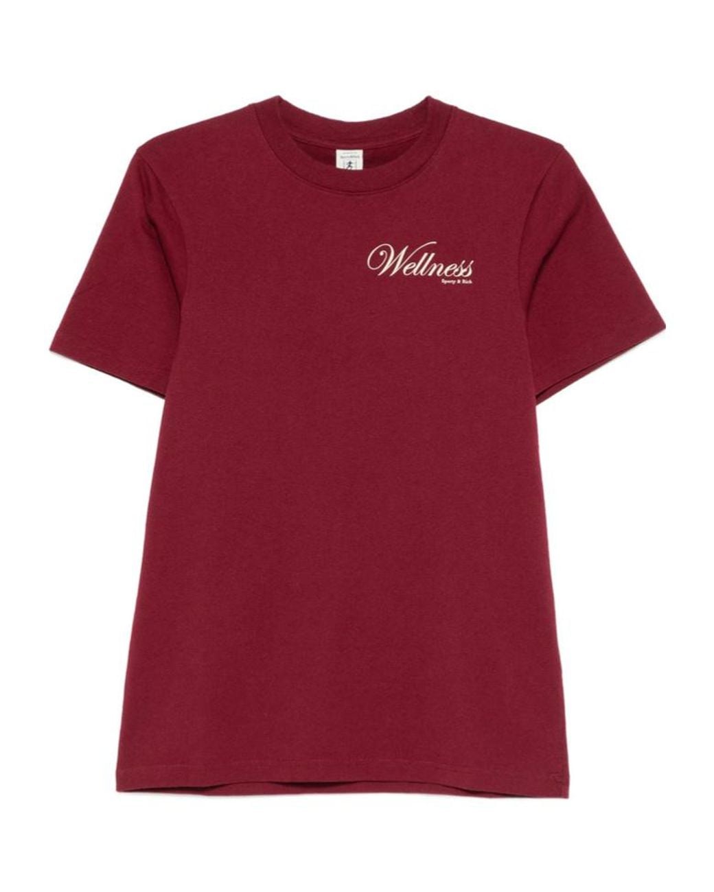 Sporty & Rich Red Short-Sleeved T-Shirt
