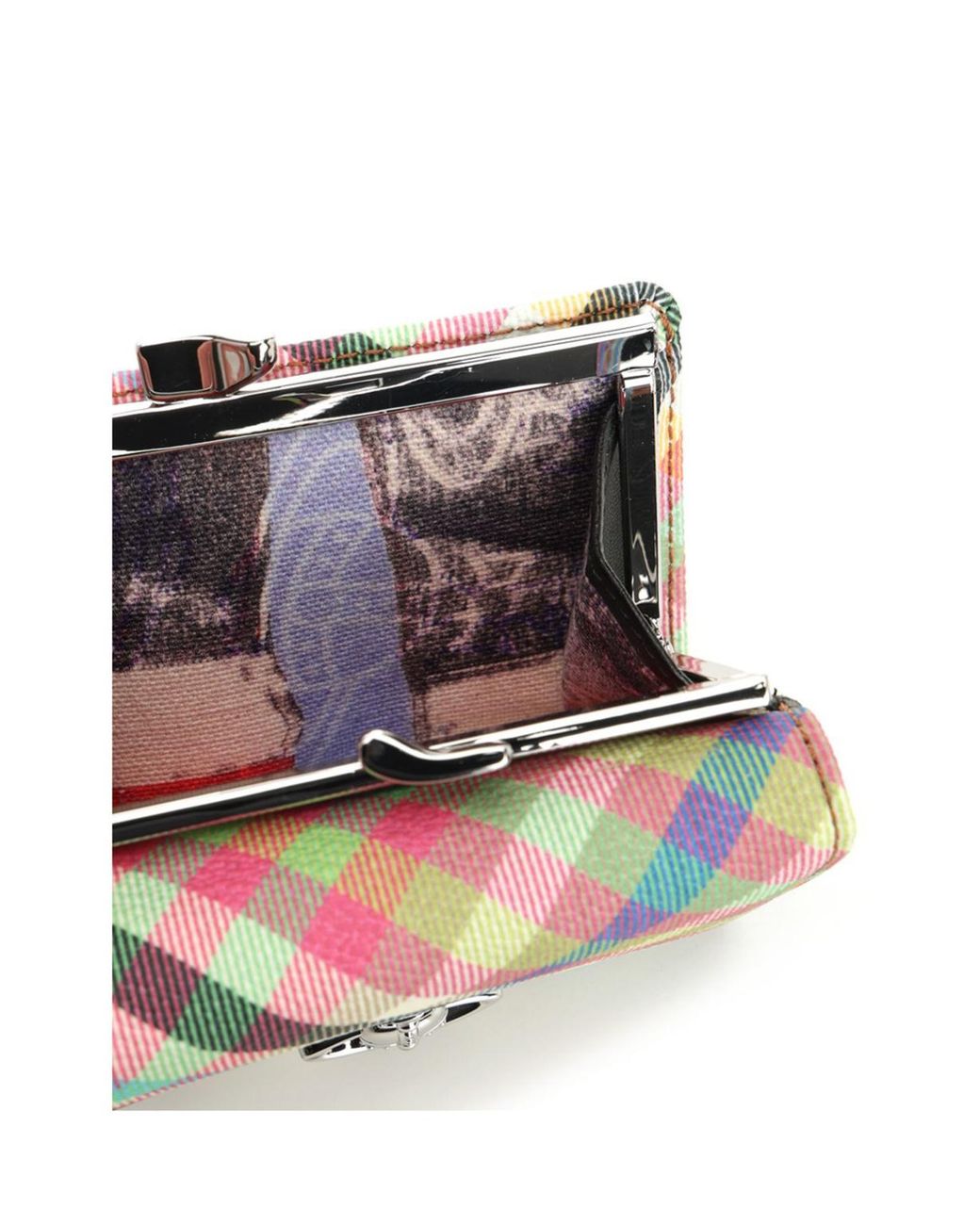 Vivienne Westwood Blue Small Frame Wallet for men