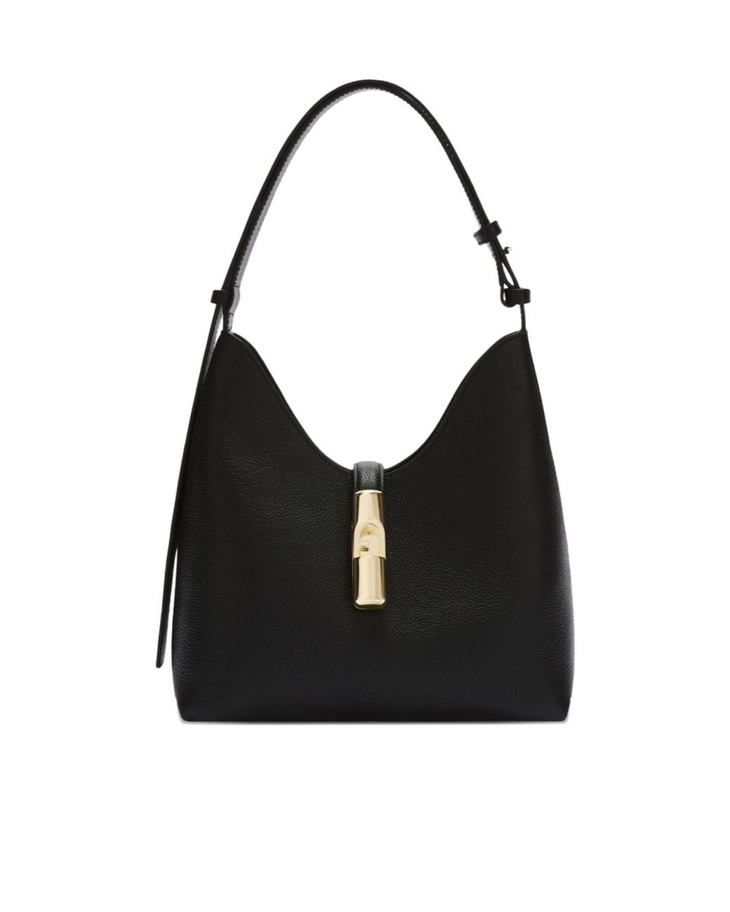 Furla Black Logo Detail Shoulder Bag