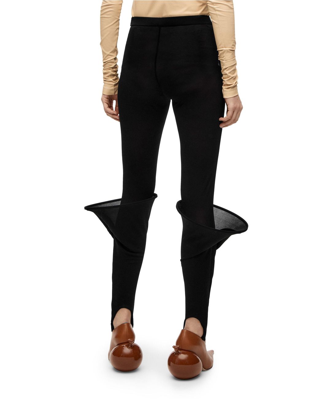 Loewe Black Hoop Leggings