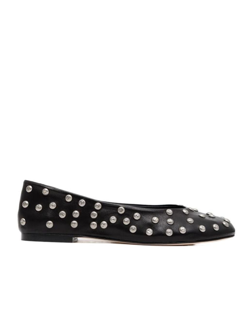 GIMAGUAS Black Bailarinastuds Studded Flats