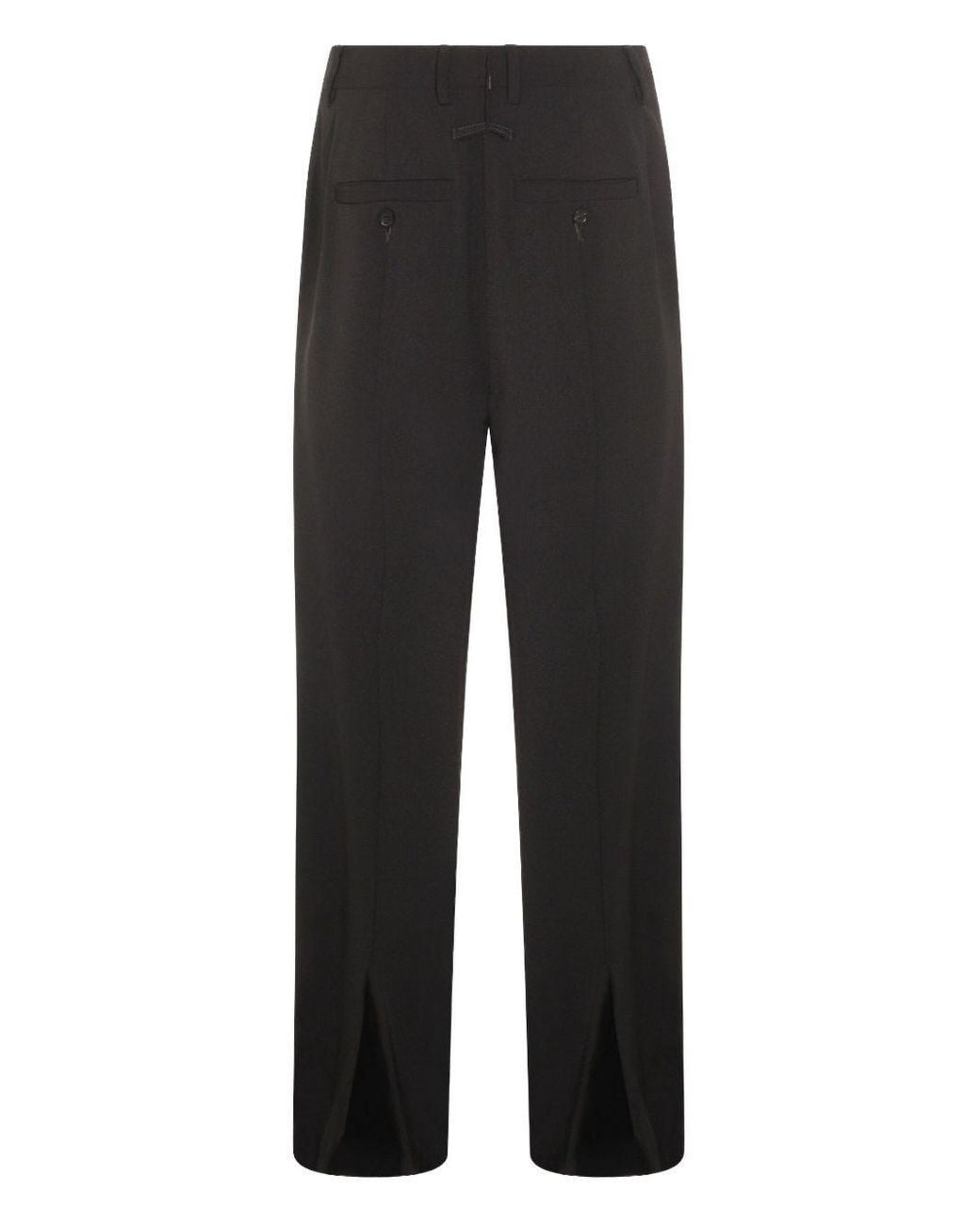 Jean Paul Gaultier Black Wide Leg Tailored Trousers