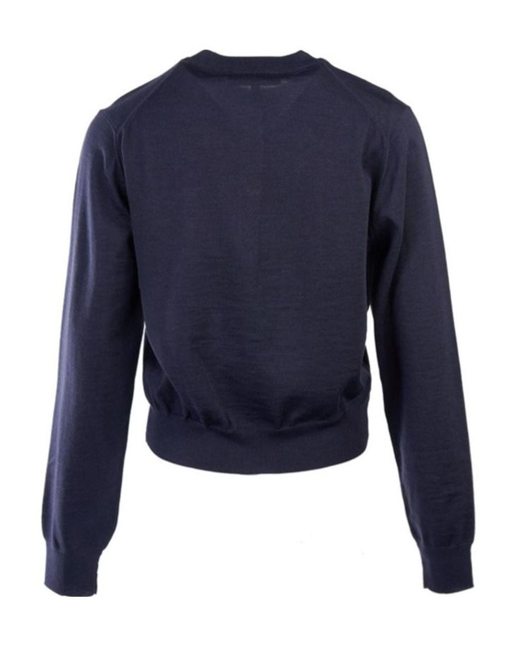 Maison Kitsuné Blue Maison Kitsuné Baby Fox Patch Knit Cardigan