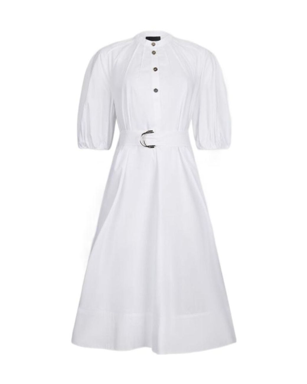ワンピース LIU JO COTTON DRESS Liu Jo Cotton Dress With Belt in White | Lyst