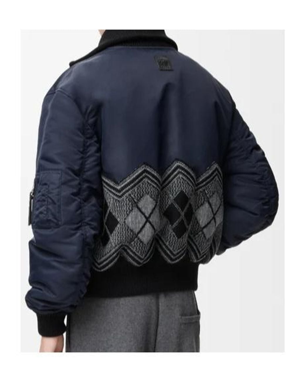 Loewe Blue Bomber Jacket for men