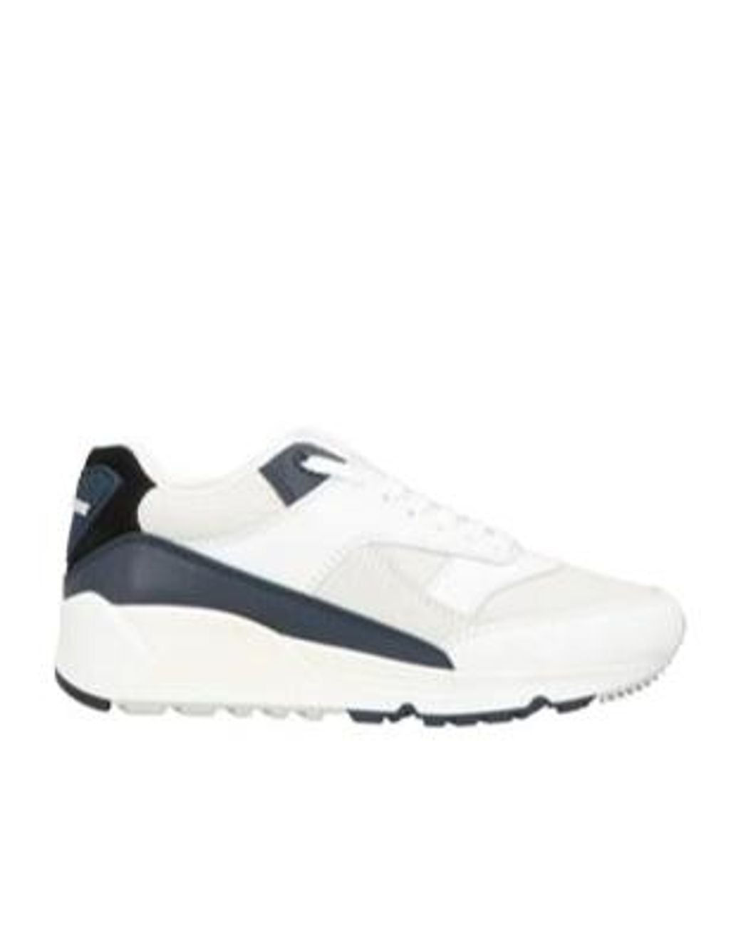 Saint Laurent White Spliced Low-Top Sneakers