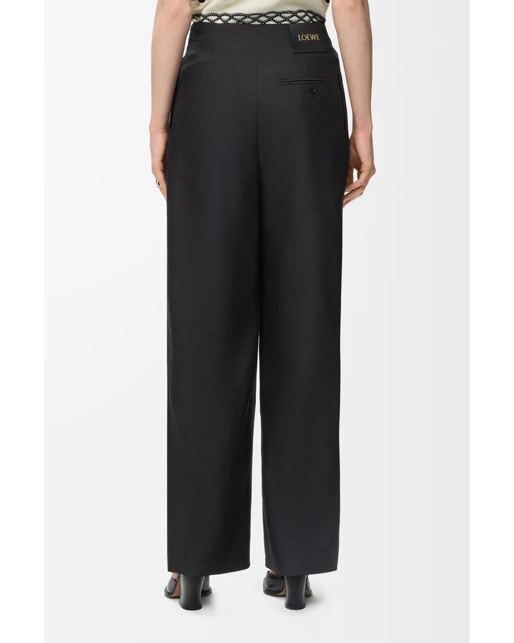 Loewe Black Belted Trousers