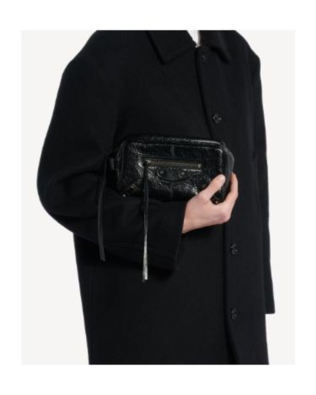 Balenciaga Black Le City Toiletry Pouch Bag for men