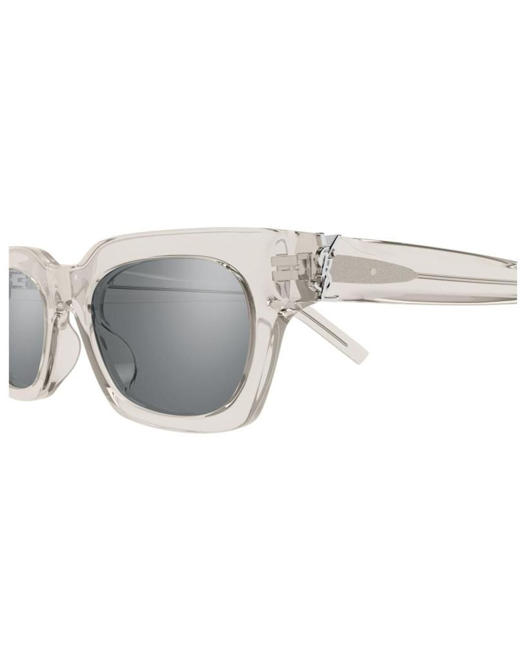 Saint Laurent White Full Frame Sunglasses