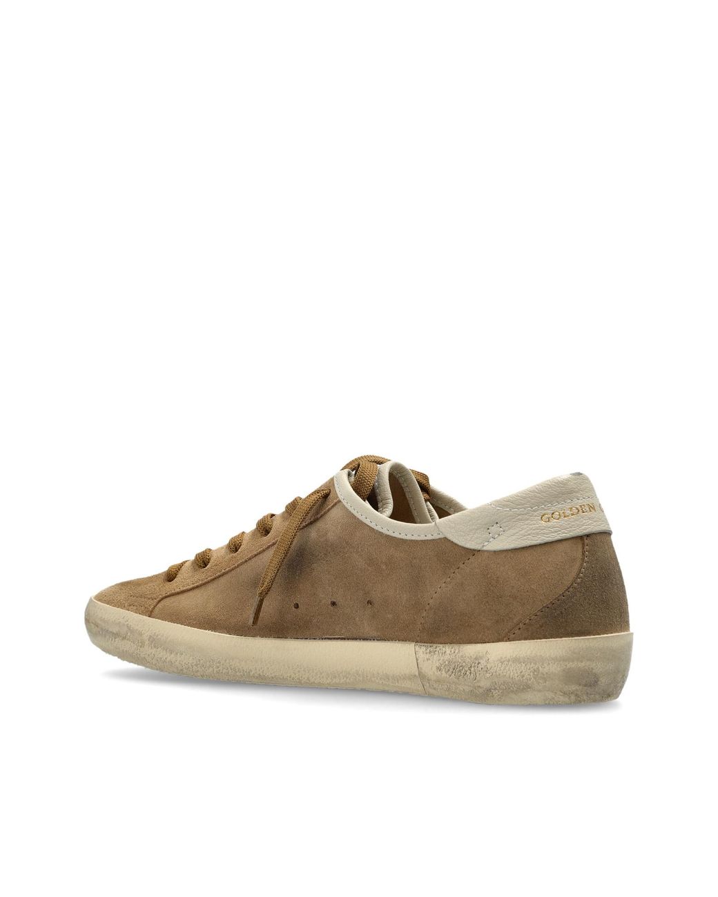 Golden Goose Deluxe Brand Brown Super Star Sneakers Lace-Up Sneakers