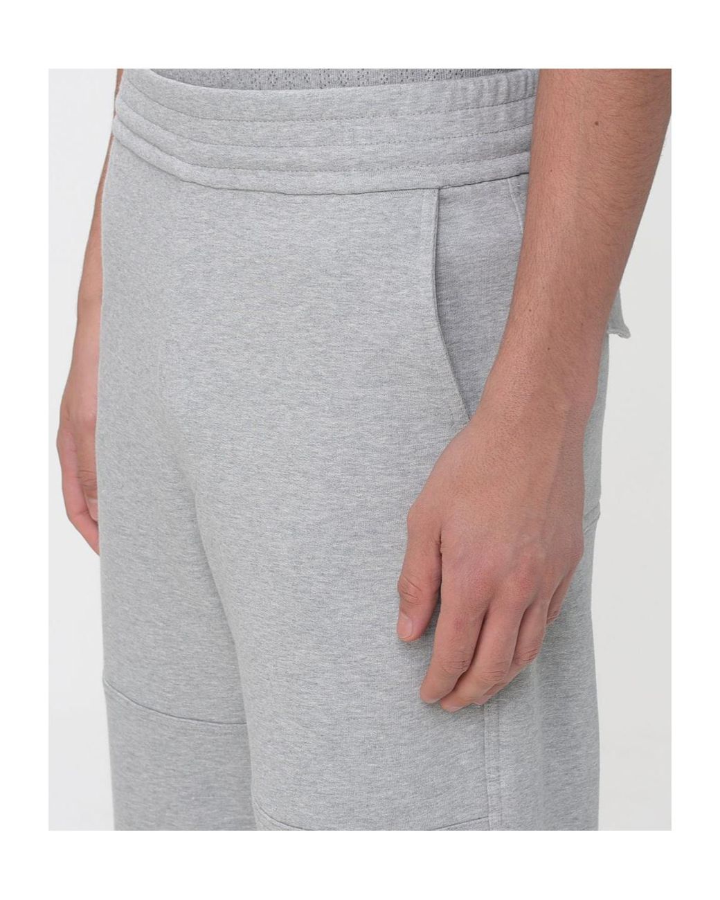 Dries Van Noten Gray Cotton Shorts for men