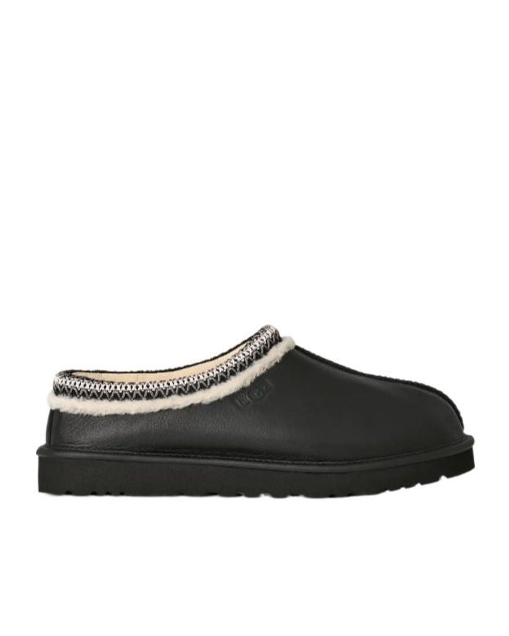 Ugg Black Tasman Flat Shoes for men