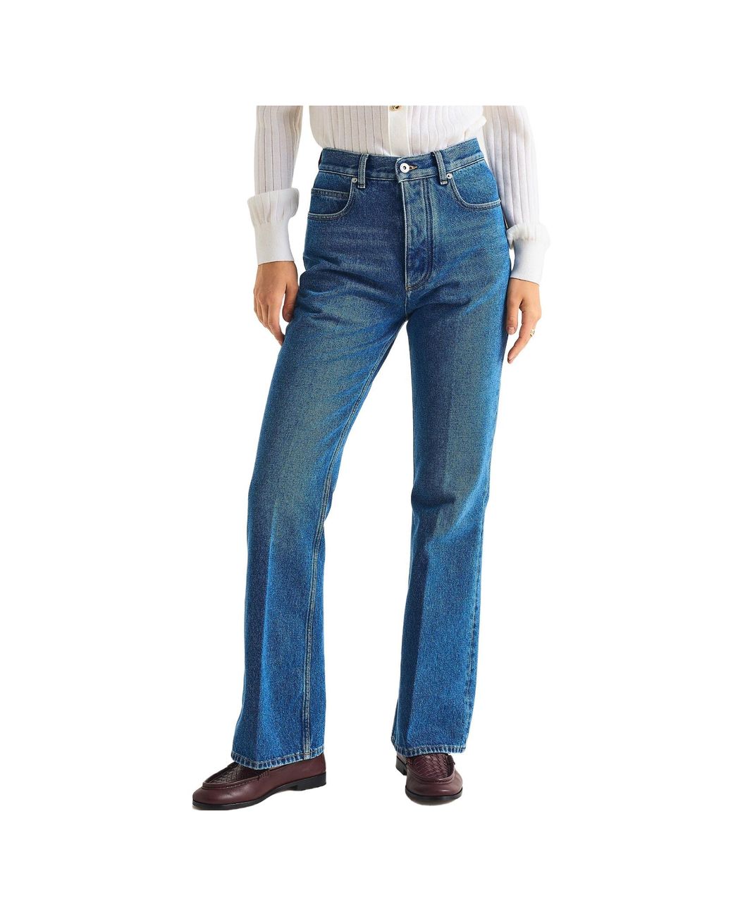 Bottega Veneta Blue Bootcut Jeans