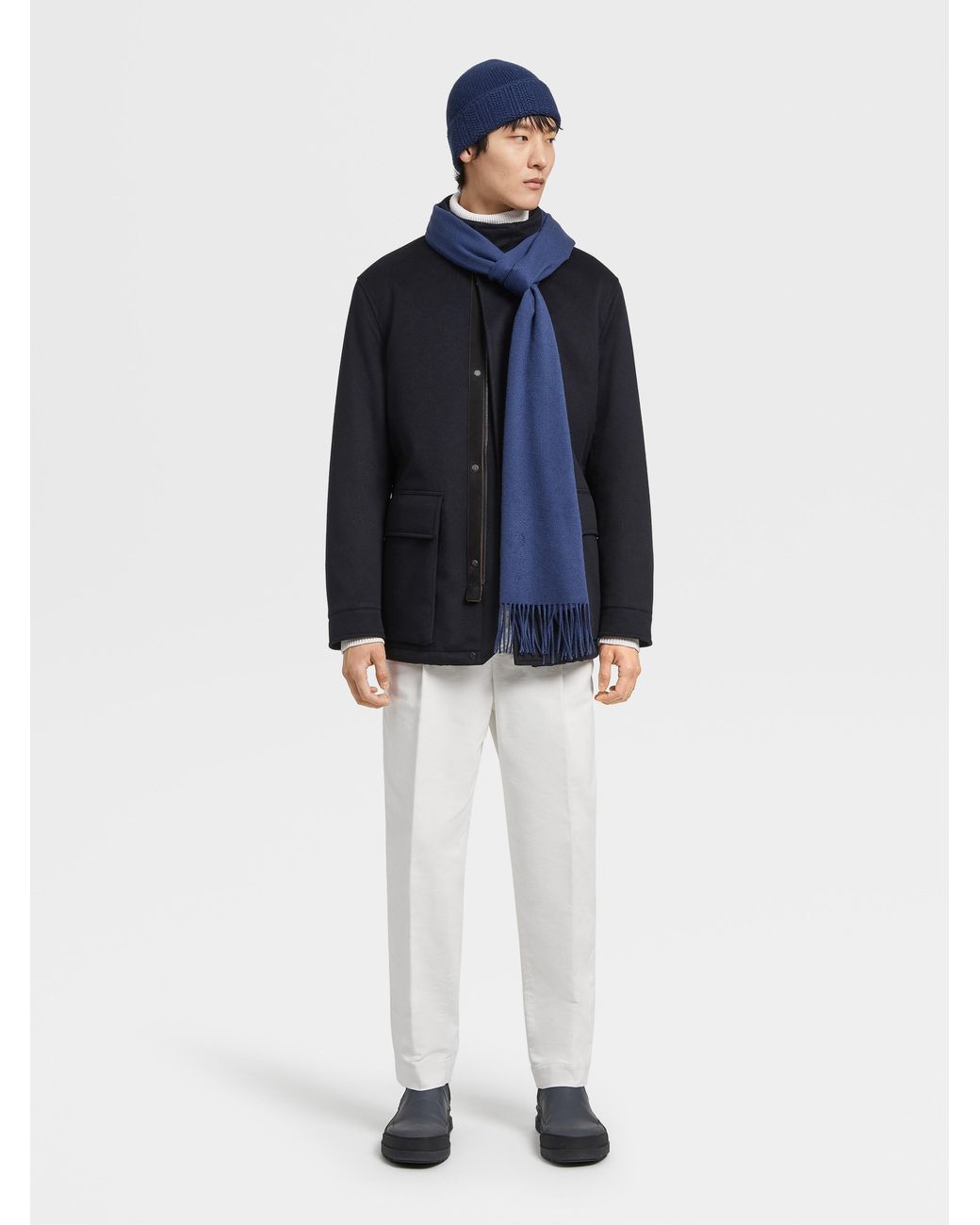 Zegna Blue Oasi Elements Vetta Over Jacket for men