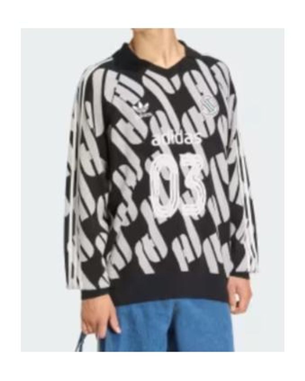 Adidas Black Originals Adicolor Polo Knit Jumper for men